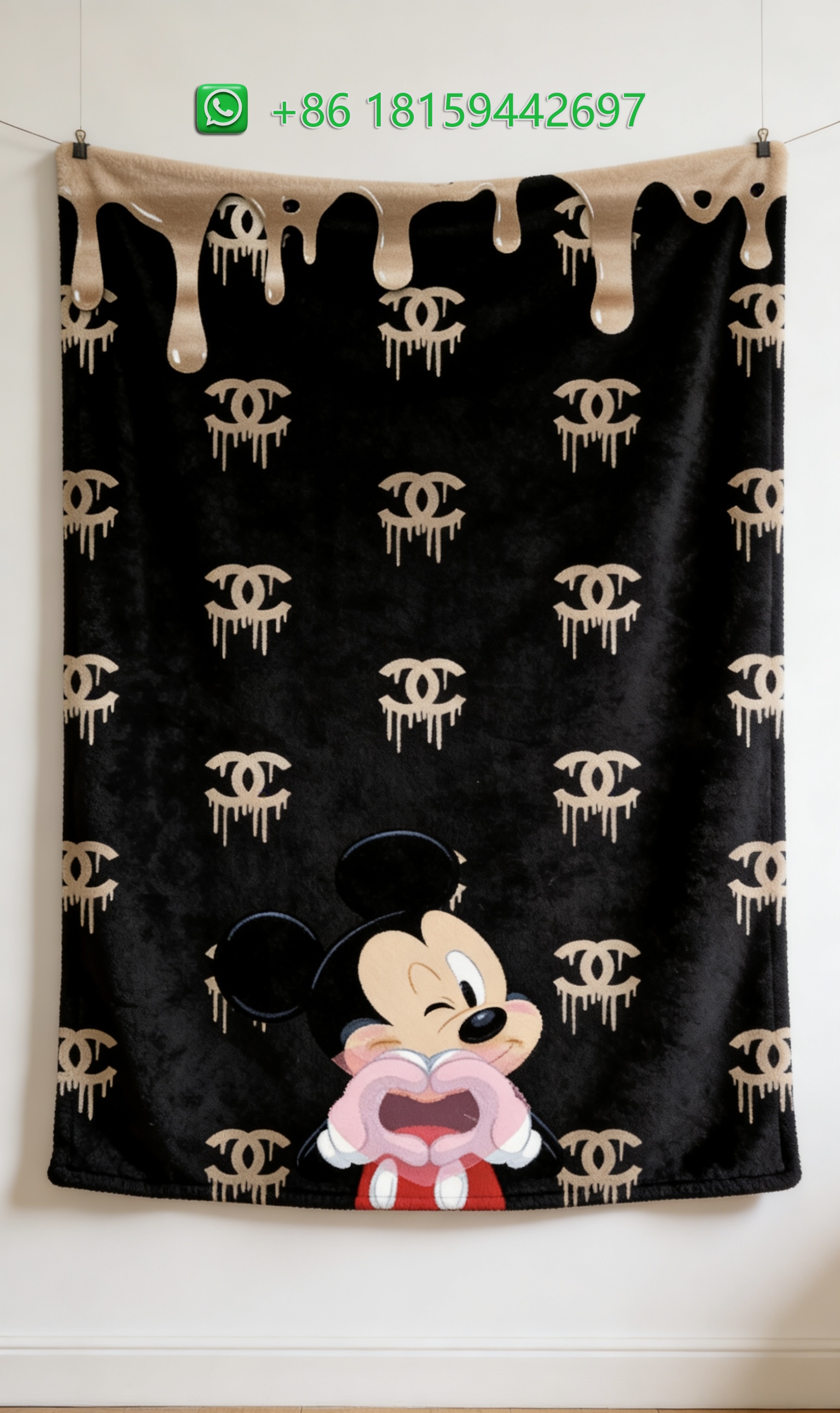 Chanel Throw Blankets